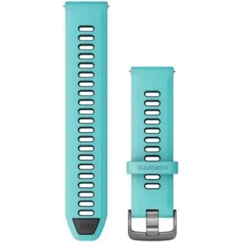 Pulseira de silicone de substituição 22 mm para GARMIN Forerunner 265 – aqua