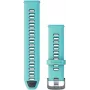 Pulseira de silicone de substituição 22 mm para GARMIN Forerunner 265 – aqua