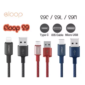 Cabo USB Orsen S9M A para Micro USB 2.1A 1 m preto
