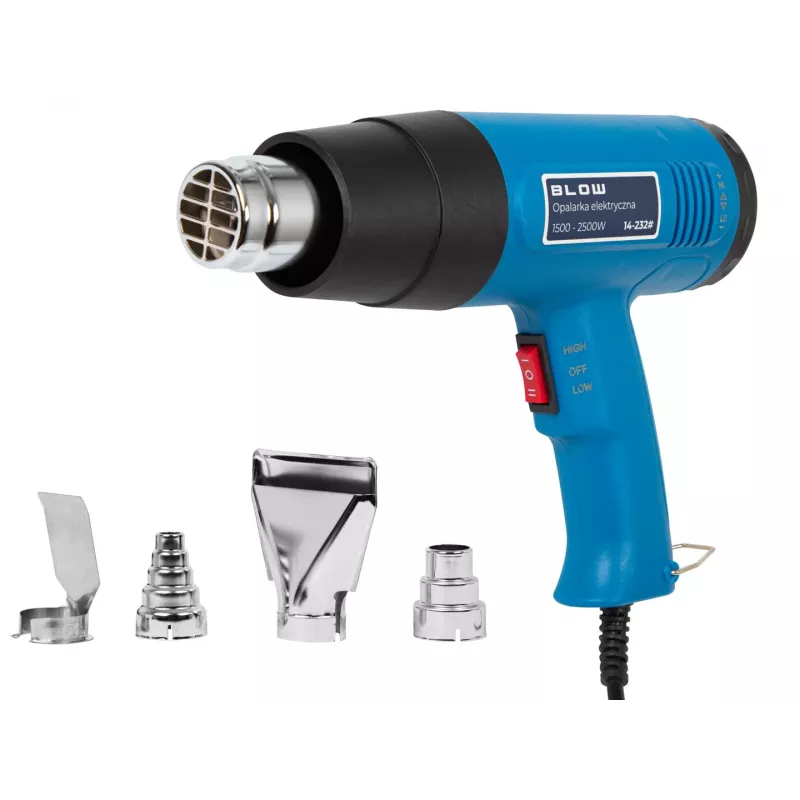 Pistola de ar quente elétrica 1500 / 2500 W 300 – 650 °C BLOW