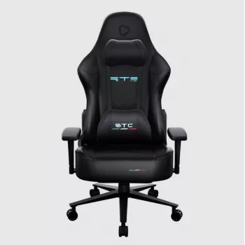 Cadeira gaming Onex RTC Embrace Hardcore preto — design ergonómico, altura ajustável e reclinável