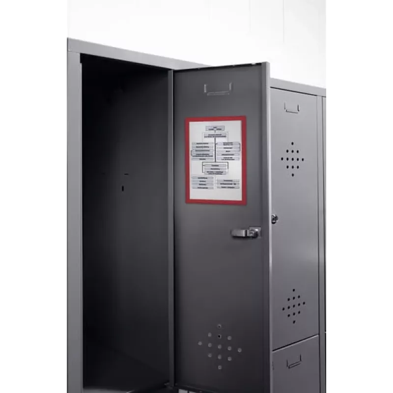 Moldura magnética Durable DURAFRAME A4 vermelho