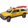 Veículo de resgate de brinquedo com figura BRUDER 02506 — plástico ABS, idade recomendada 4+