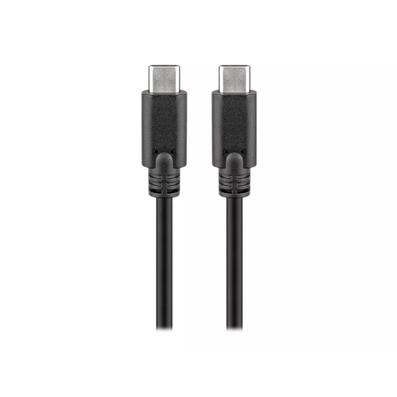 Cabo Goobay USB-C™ 3.1 Generation 1, preto, 3 m - ficha USB-C™ > ficha USB-C™ (66509)