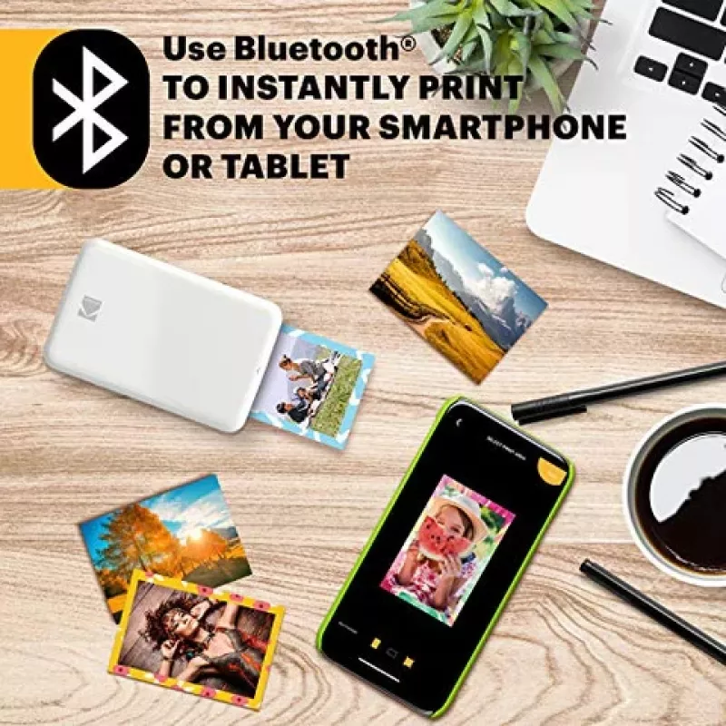 Kodak STEP RODMP20AMZW impressora fotográfica móvel ZINK 2x3'' Bluetooth