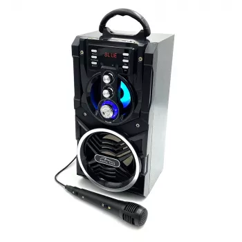 Altifalante estéreo portátil Media-Tech PARTYBOX BT MT3150 preto