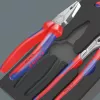 9780 espuma de inserção KNIPEX conjunto de alicates 1, 3 peças preto/cinzento, para carrinho de oficina Tool Rebel