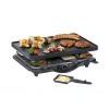 Steba RC 28 grelhador raclette de ferro fundido, 1400 W, 8 panelas, preto