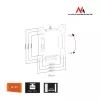 Suporte universal para TV ou monitor MC-596 13-23 VESA 100x100 20kg