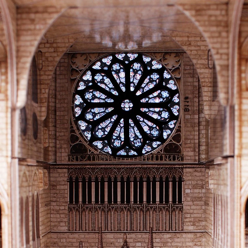Puzzle 3D CubicFun Notre Dame, 293 peças, modelo à escala da catedral