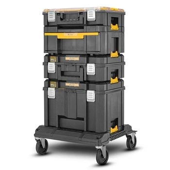 Mala de ferramentas DeWalt DWST83346-1, alumínio, à prova de água, 23 L, 332×301×440 mm, preto