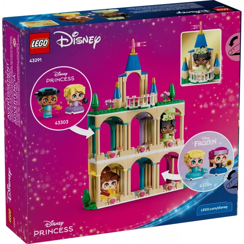 LEGO DISNEY 43291 Mini Bela e Tiana com Castelo