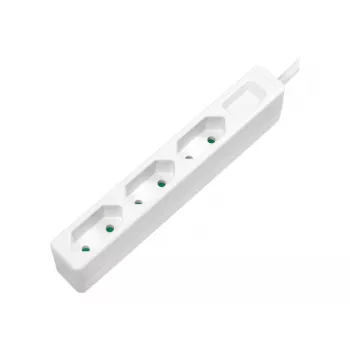 Extensão elétrica LogiLink LPS229 1,5 m 3 tomadas AC interior branco
