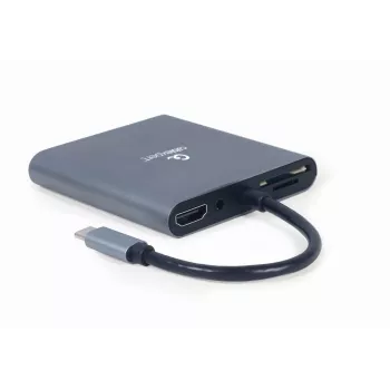 Dock/replicador de portas para portátil Gembird a-CM-COMBO6-01 USB 3.2 Gen 1 (3.1 polegadas)