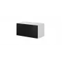 Armário de arrumação fechado Cama ROCO RO3 75/37/39 branco/branco/preto