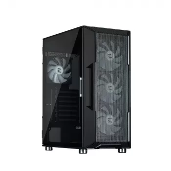 Caixa de computador Zalman I3 NEO ARGB preta Midi Tower