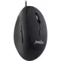 Perixx PERIMICE-519, rato ergonómico pequeno, para destros, USB com fio, preto