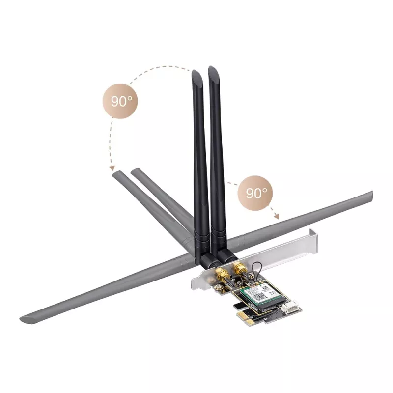Placa de rede interna Cudy WE3000 Wi-Fi / Bluetooth 2400 Mbit/s