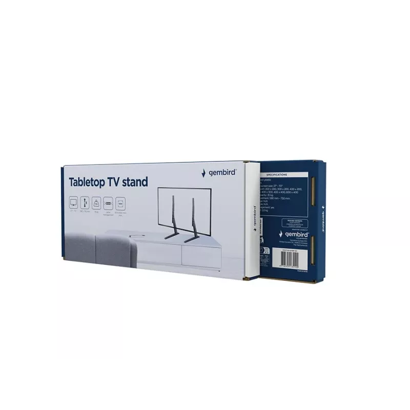 Suporte de TV de mesa Gembird TVS-D70F-01, 37 - 70, preto