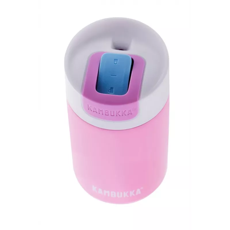 Copo térmico Kambukka Olympus 0,5 L – 300 ml utilizáveis, aço inoxidável, rosa, mantém quente até 6 h