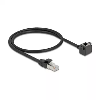 Cabo de rede DeLOCK 81041 RJ-45 Cat6 0,5 m preto