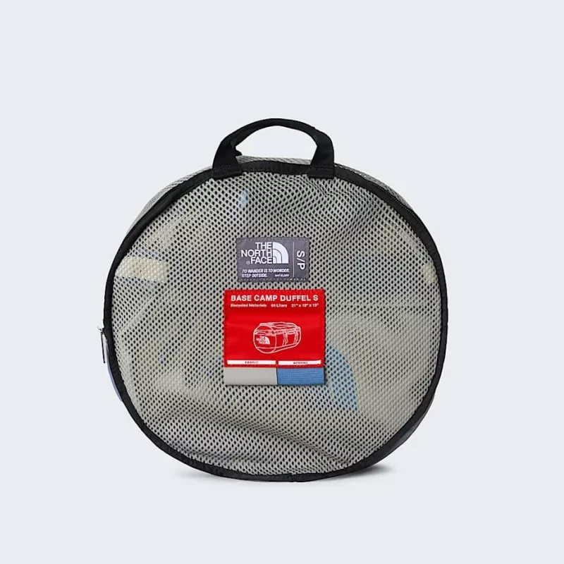 Mala de viagem The North Face Base Camp Duffel S - stone slab/granite cinzento