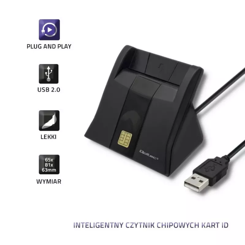 Leitor RFID Qoltec 50643