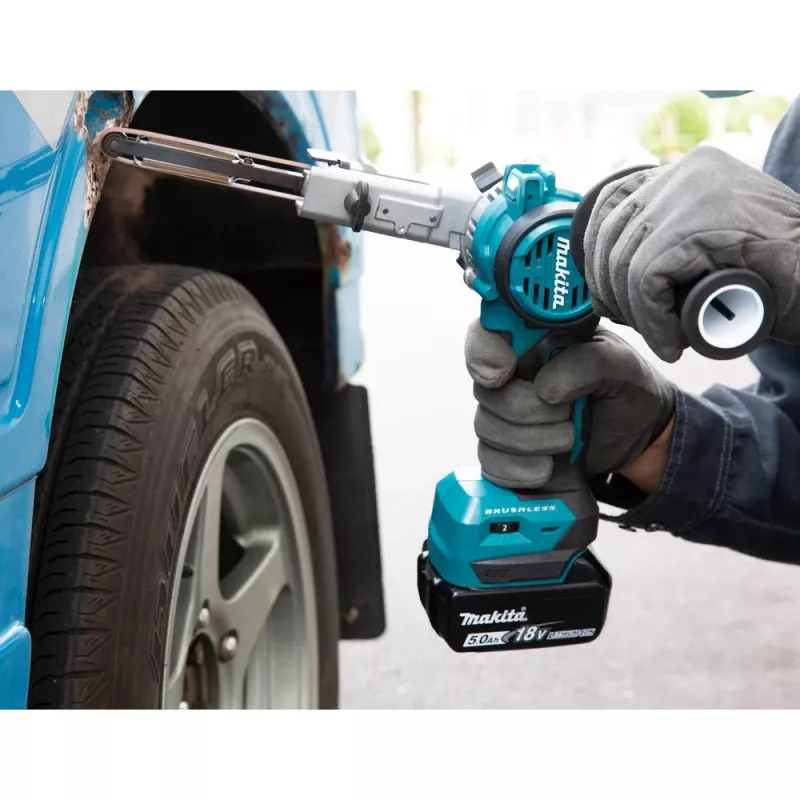Makita DBS180Z lima de banda a bateria, 18 V, preto/azul (sem bateria)