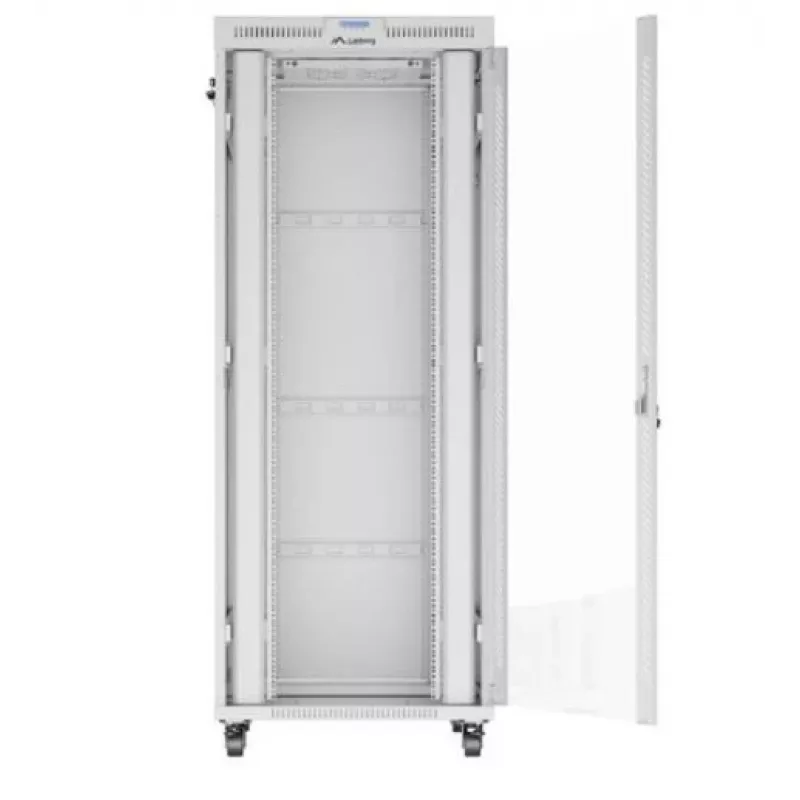 LANBERG 19 42U 800x1000 Independente Porta de vidro LCD (FlatPack) Cinzento (envio por transportadora)