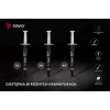 Pasta térmica SAVIO TG-04 4 g — condutividade térmica 14,5 W/m·K, temperatura de funcionamento -250 a 300 °C, cinzento