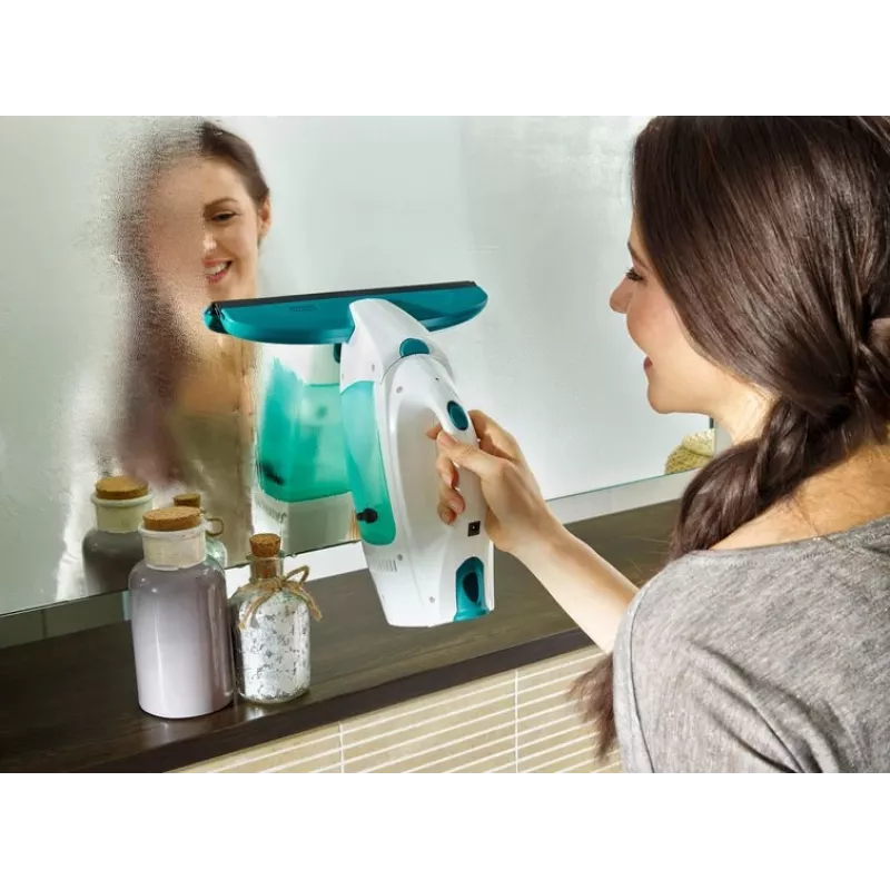 Aspirador de vidros Leifheit Glass Cleaner Dry&Clean com cabo e escova de limpeza 51003