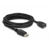 Cabo de extensão DisplayPort 1.2 DeLOCK 4K 60 Hz 5 m