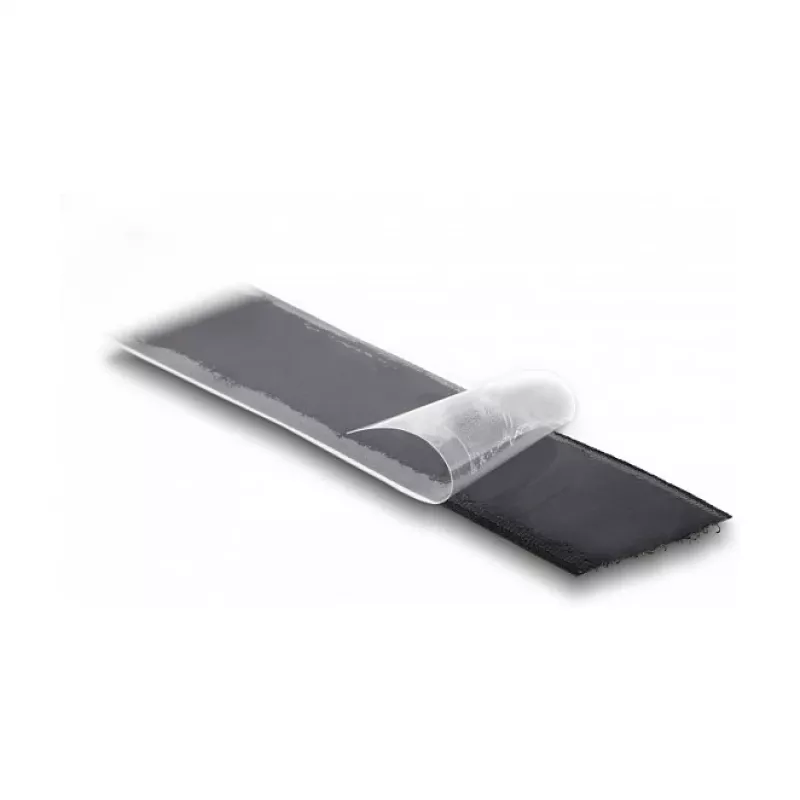 Fita velcro DeLOCK alto desempenho autoadesiva 25 m x 25 mm preto
