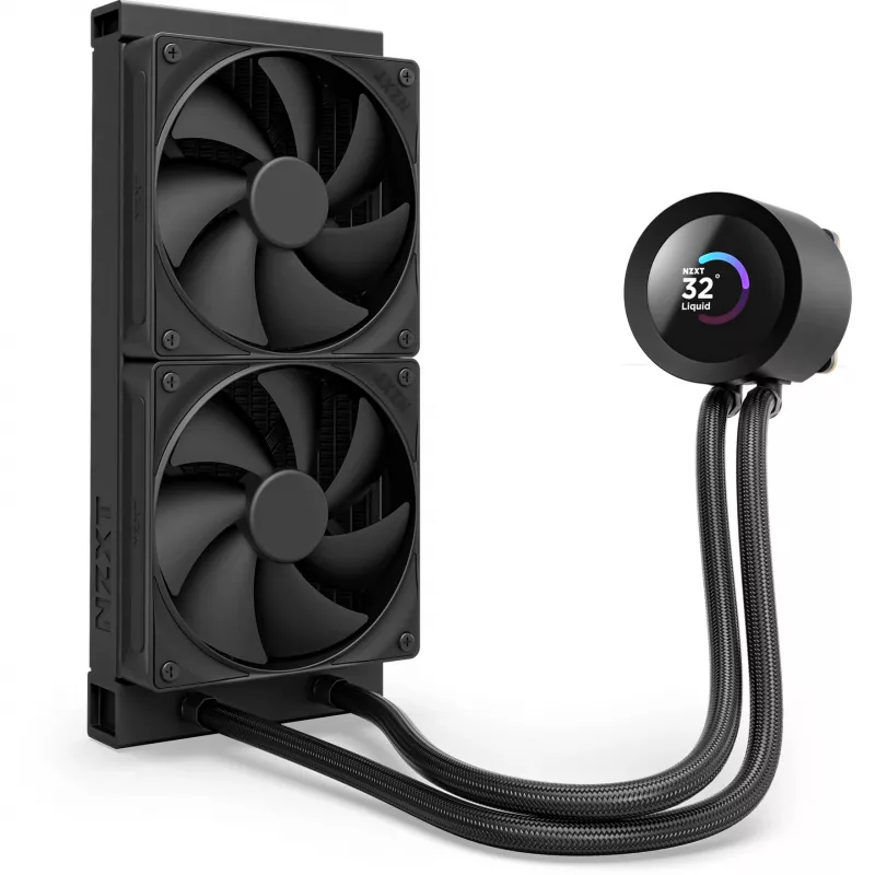 NZXT Kraken Plus 240 refrigeração líquida all-in-one para processador 12 cm preto