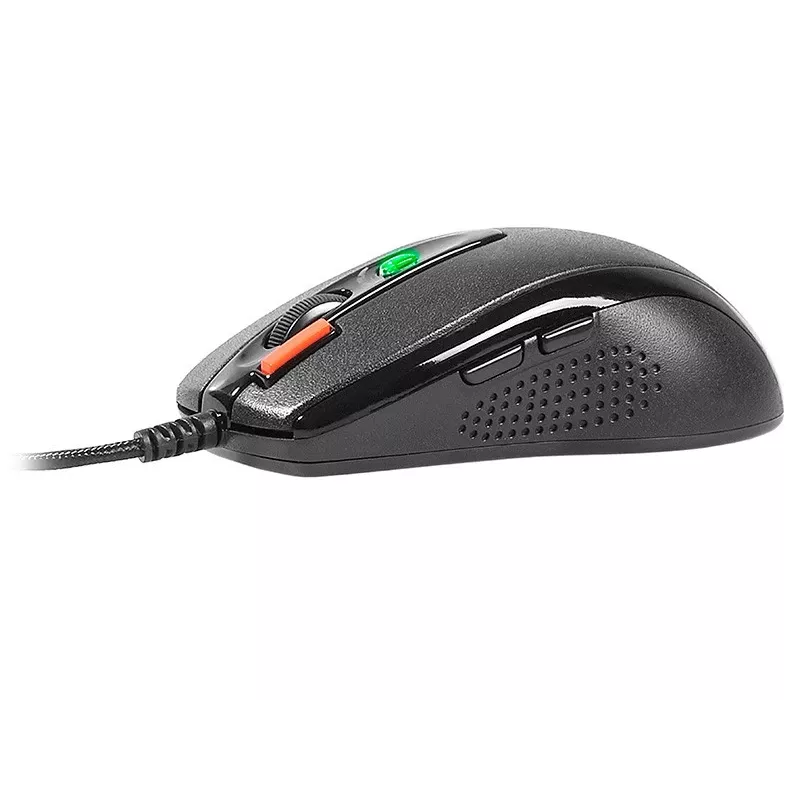 Rato gaming A4Tech X-7120 USB Type-A ambidestro 2000 DPI, 3 ms, com fio, preto