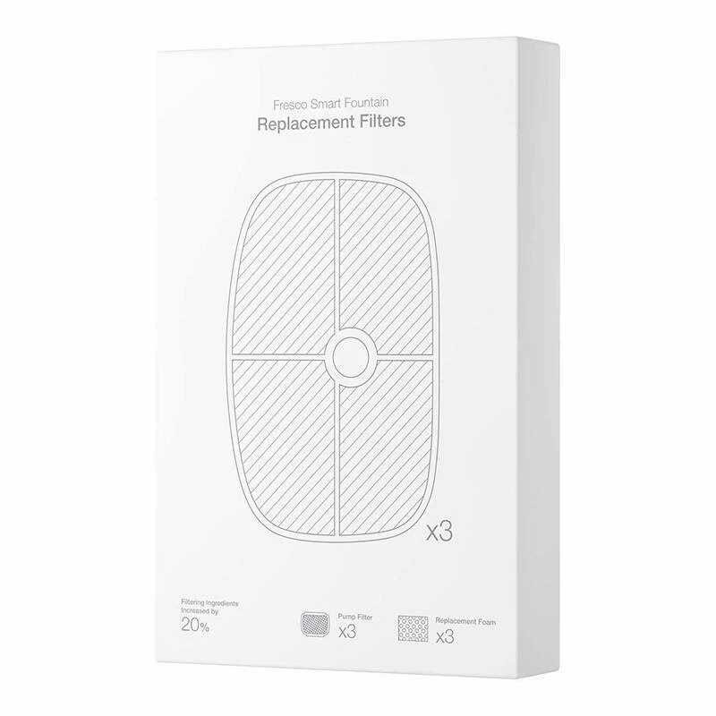Filtro de esponja de substituição para Petoneer PN-120001-01 – pack de 3 para aquários/bombas de água