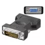 Adaptador Microconnect MONAJ DVI-I 24+5Pin HD15 preto