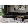 Mesa de centro top e shop STOLIK KAWOWY ŁAWA MODERN 2P fina carvalho Artisan ripas pretas