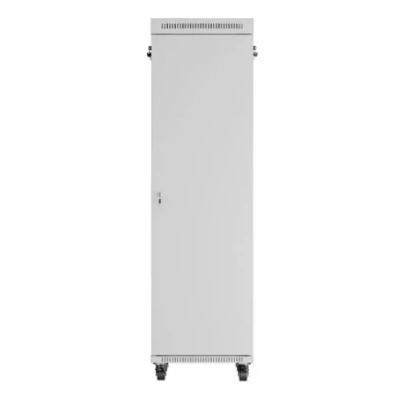 Lanberg FF01-6842-12SL armário rack de chão de 19" 42U 600x800x2122 mm, porta de vidro, LCD, flat pack, 1200 kg, IP20, cinzento