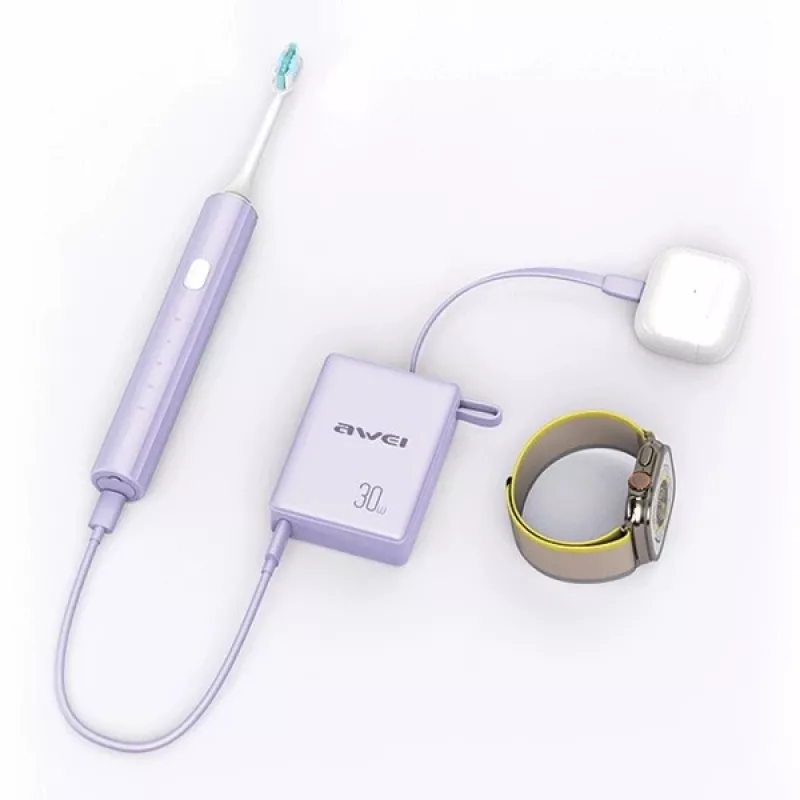 Powerbank 10000mAh 30W P87K USB-C integrado