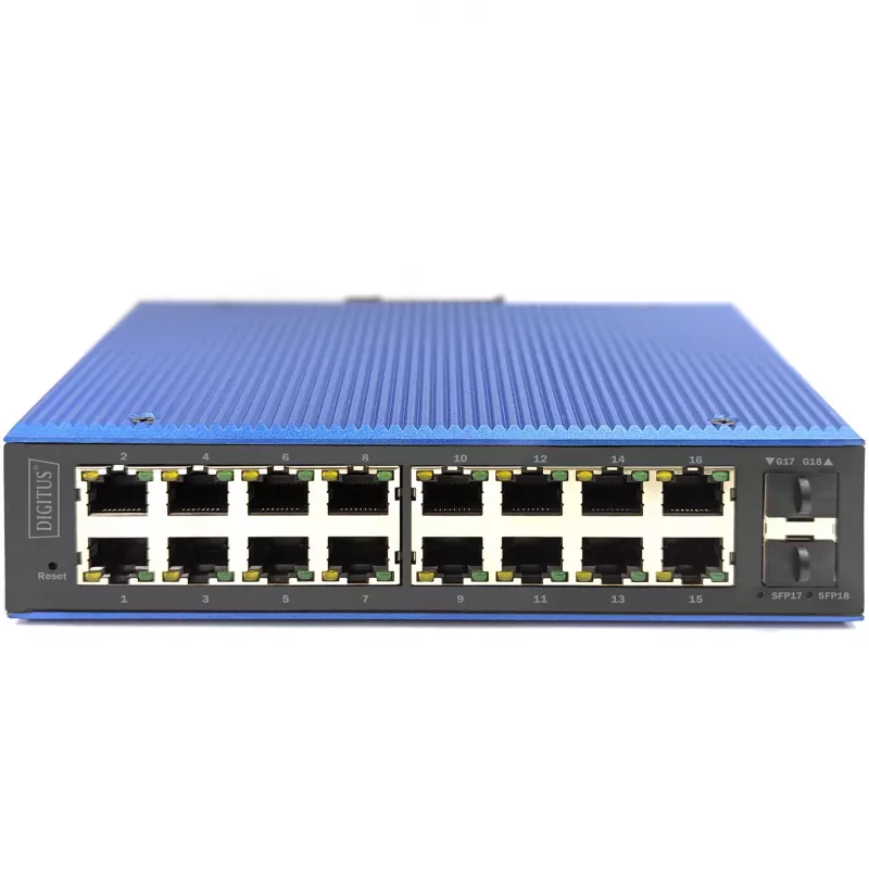 Switch gerido DIGITUS DN-651159 16+2 portas Gigabit Ethernet PoE