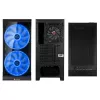 SILENOS PRO versão preta com ventoinha ARGB e vidro temperado