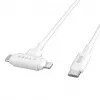 Cabo USB HYPER HyperJuice USB 2.0 1,5 m USB-C USB-C/Lightning Branco