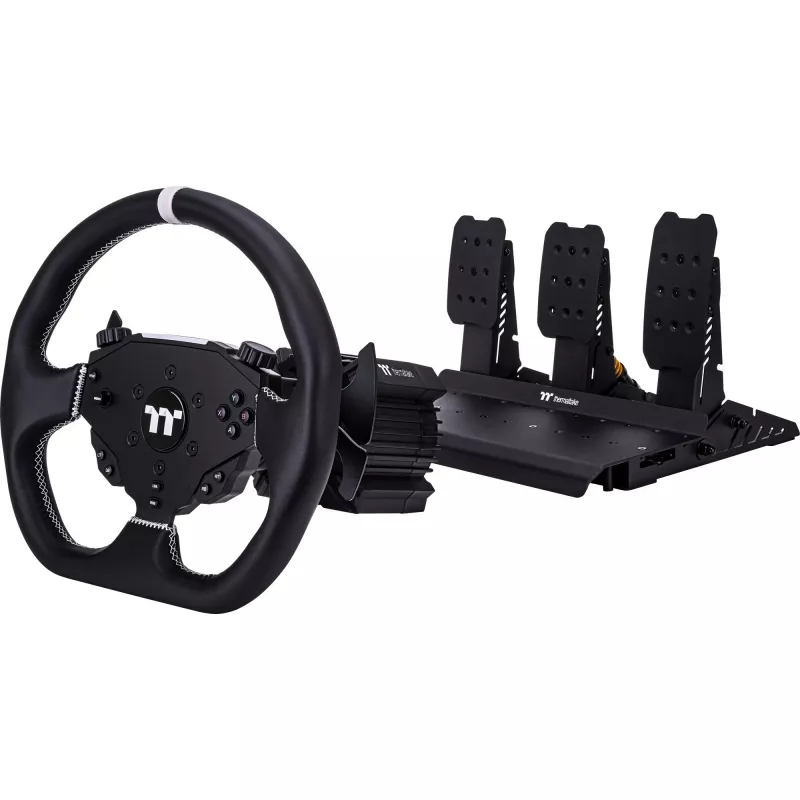 G6 Direct Drive Racing Wheel com pedais, conjunto para simuladores preto