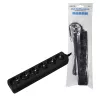 Régua de tomadas LogiLink LPS238B 1,5 m 6 tomadas AC interior preto