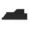 Digitus | Prateleira 2U para racks | DN-19 TRAY-2-SW | preto | Perfeita para armazenar componentes não adequados para 483 mm (19