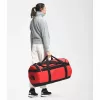 Saco de viagem The North Face Base Camp Duffel L 95 L poliéster preto, vermelho