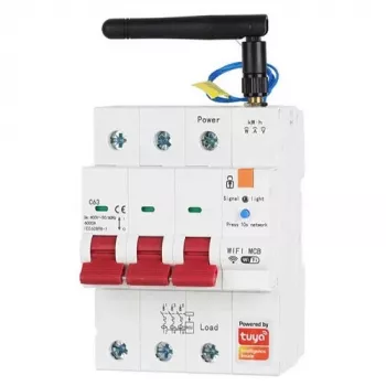 Interruptor inteligente TUYA, 3P, Wi-Fi, RS485, 63A