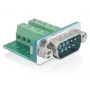 Conector D-Sub DeLOCK 65269 verde prateado