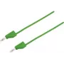 VOLTCRAFT Cabo de teste [ficha 4 mm - ficha 4 mm] 2 m verde MSB-300 (MSB-300-2-GR)
